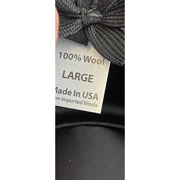 STETSON MIDTOWN WIDE FLAT BRIM WESTERN HAT BLACK SIZE LARGE MEN’S - Picture 7 of 8